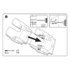 Brochure holder for wall (A4, black) | 6 compartments | Durable Flexiplus | 6-pack 310135 - 2