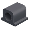 Durable Cavoline clip pro 1 cable holder graphite (6-pack) 5042-37 310171