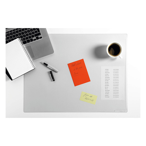 Desk pad | 530 x 400mm | Durable transparent 310005 - 5