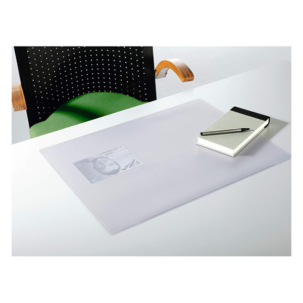 Desk pad | 650 x 500mm | Durable transparent 310006 - 2