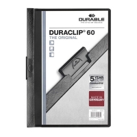 Durable Duraclip black A4 clip folder (60-pages) 220901 310045