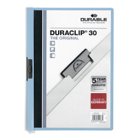 Durable Duraclip blue A4 clip folder (30-pages) 220006 310137