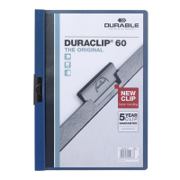 Durable Duraclip dark blue A4 clip folder for 60 pages 220907 310144