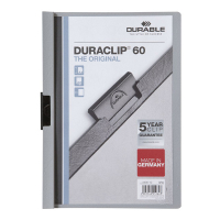 Durable Duraclip grey A4 clip folder (60-pages) 220910 310145