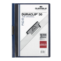 Durable Duraclip night blue A4 clip folder (30-pages) 220028 310139