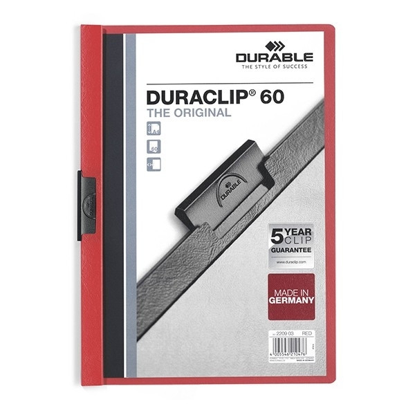 Durable Duraclip red A4 folder (60-pages) 220903 310047 - 1