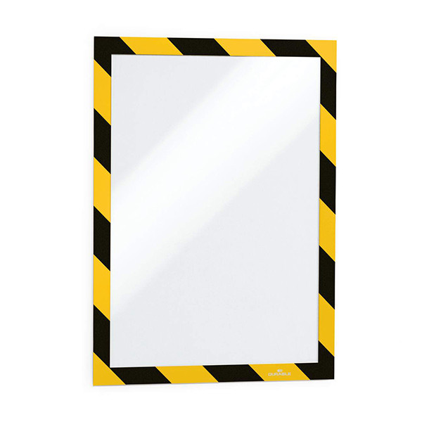 Durable Duraframe A4 self-adhesive black/yellow information frame (2-pack) 4944130 310241 - 1
