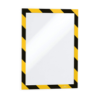 Durable Duraframe A4 self-adhesive black/yellow information frame (2-pack) 4944130 310241