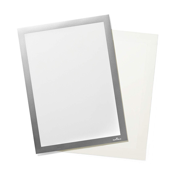 Durable Duraframe GRIP A4 silver information frame 496823 310212 - 1