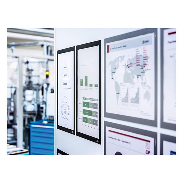 Durable Duraframe MAGNETIC A3 magnetic black information frame (5-pack) 486801 310209 - 2
