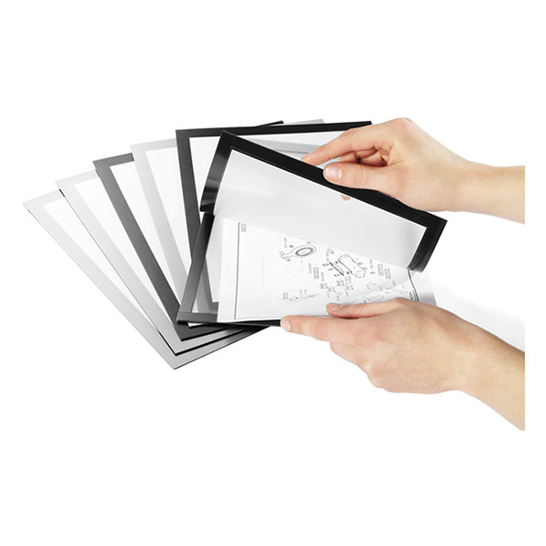 Durable Duraframe MAGNETIC PLUS A4 black magnetic information frame (2-pack) 498501 310205 - 2