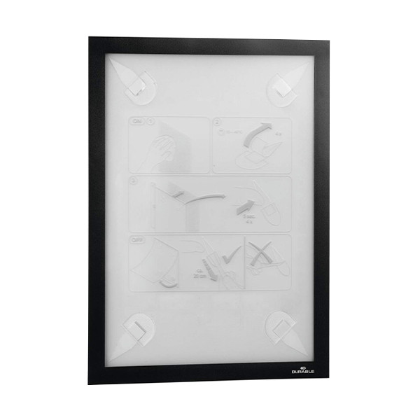 Durable Duraframe WALLPAPER black A4 self-adhesive information frame (1-pack) **Clearance** 310213 - 1