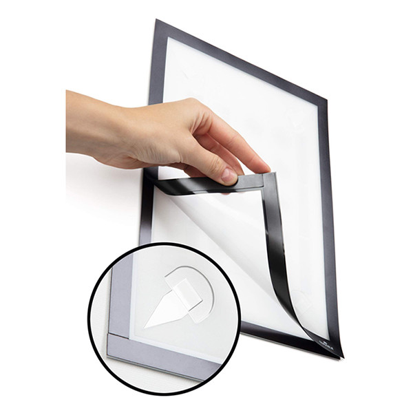 Durable Duraframe WALLPAPER silver A4 self-adhesive information frame (1-pack) 484323 310214 - 2