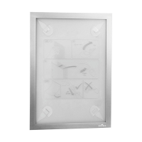 Durable Duraframe WALLPAPER silver A4 self-adhesive information frame (1-pack) 484323 310214