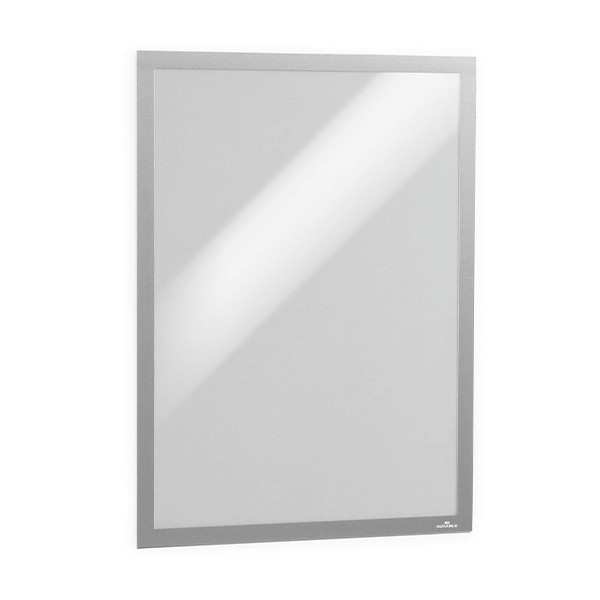 Durable Duraframe silver A2 self-adhesive information frame 505323 310107 - 1