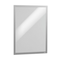 Durable Duraframe silver A2 self-adhesive information frame 505323 310107
