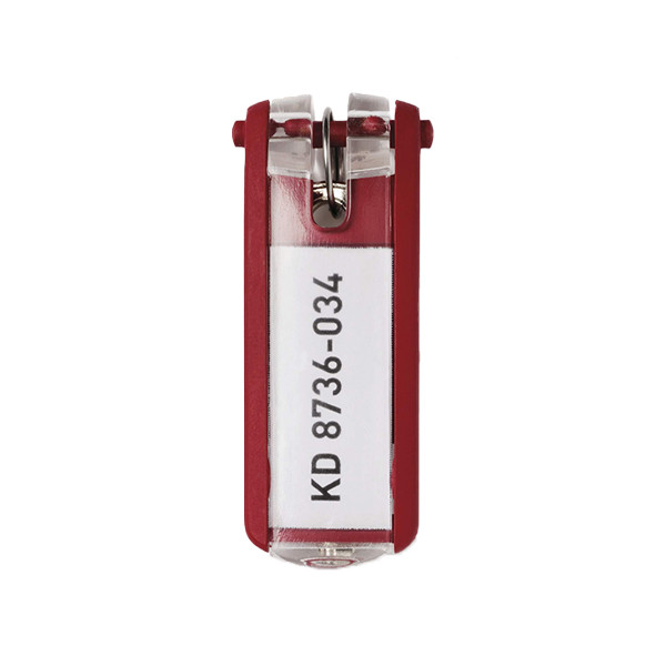 Keychain | red | Durable | 6-pack 310218 - 1
