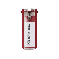 Keychain | red | Durable | 6-pack 310218