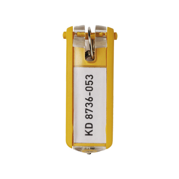 Keychain | yellow | Durable | 6-pack 310219 - 1