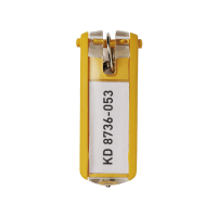 Keychain | yellow | Durable | 6-pack 310219