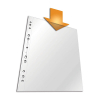 Plastic punched pocket A4, 11-hole | 80 micron | Durable | 100-pack 310291 - 6