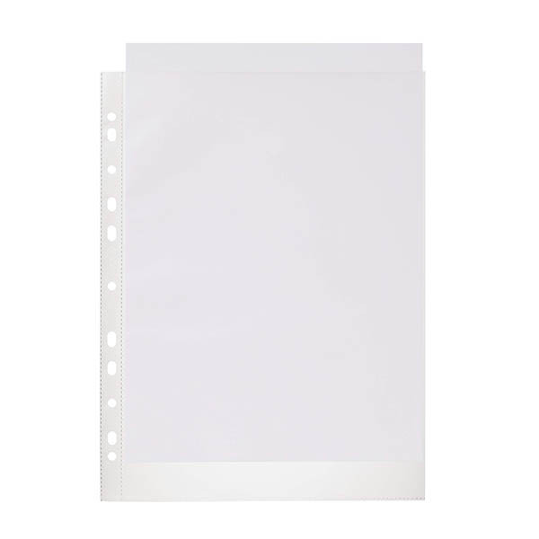 Plastic punched pocket A4, 11-hole | 80 micron | Durable | 40-pack 310292 - 4
