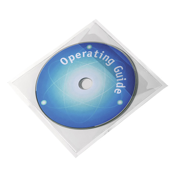 Durable Pocketfix CD plastic sleeves (10-pack) 808019 310186 - 1