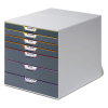 Durable Varicolor drawer unit grey/coloured (7 drawers) 760727 310157 - 2