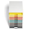 Durable Varicolor drawer unit white/coloured (10 drawers) 763027 310159 - 6
