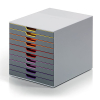 Durable Varicolor grey/coloured drawer unit (10 drawers) 761027 310125 - 2