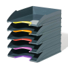 Durable Varicolor grey/coloured letter tray (5-pack) 310293 - 1