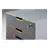 Durable Varicolor grey/coloured safe drawer unit (4 drawers) 760627 310000 - 5