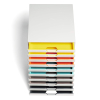 Durable Varicolor white/coloured drawer unit (10 drawers) 763027 310159 - 7