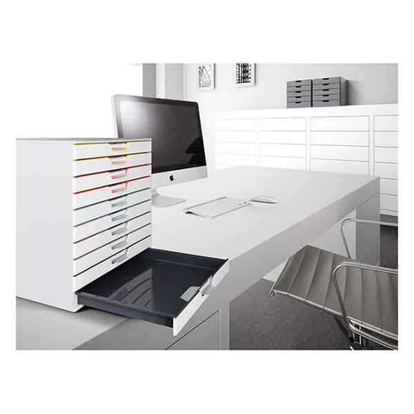 Durable Varicolor white/coloured drawer unit (10 drawers) 763027 310159 - 8