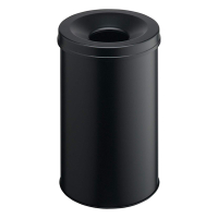 Waste bin (30L) | Durable SAFE black waste bin 310275