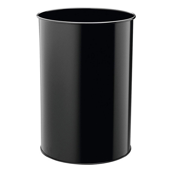 Waste bin (30L) | Durable black metal 310276 - 1