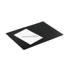 Durable black desk pad, 42cm x 30cm 310290 - 2