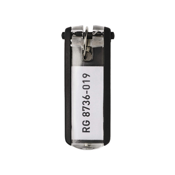 Durable black keychain (6-pack) 195701 310217 - 1
