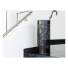 Durable black perforated metal umbrella stand, 28.5 litres 310285 - 3