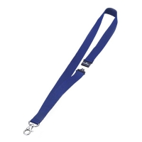 Durable blue textile cord with carabiner (10-pack) 813707 310054