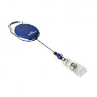 Durable dark blue retractor with push button closure (10-pack) 832407 310095