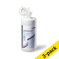 Durable moist cleaning wipes for whiteboards (3 x 100-pack) 310234