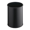Durable paper black closed metal bin 330101 310025