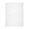 Durable transparent A4 plastic pockets with 11 holes, 80 micron (100-pack) 310291 - 2
