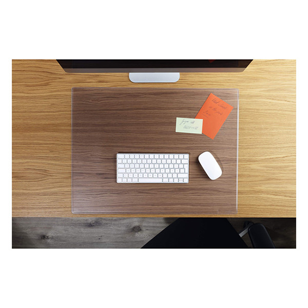 Durable transparent desk pad, 650mm x 500mm 711319 310006 - 4