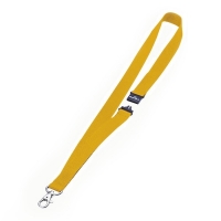 Durable yellow textile cord with carabiner (10-pack) 813704 310052