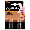 Duracell AAA LR03 batteries 4-pack MN2400 204500