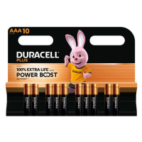 Duracell Plus Power Boost 100% Extra Life AAA / MN2400 / LR03 alkaline battery (10-pack) ADU00403
