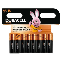 Duracell Plus Power Boost 150% Extra Life AA / MN1500 / LR06 alkaline battery (16-pack) ADU00398
