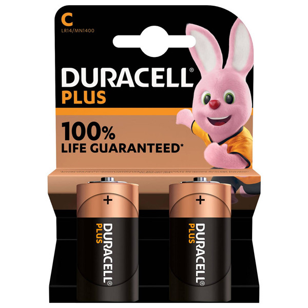 Duracell Plus Power C LR14 batteries (2-pack) MN1400 204504 - 1